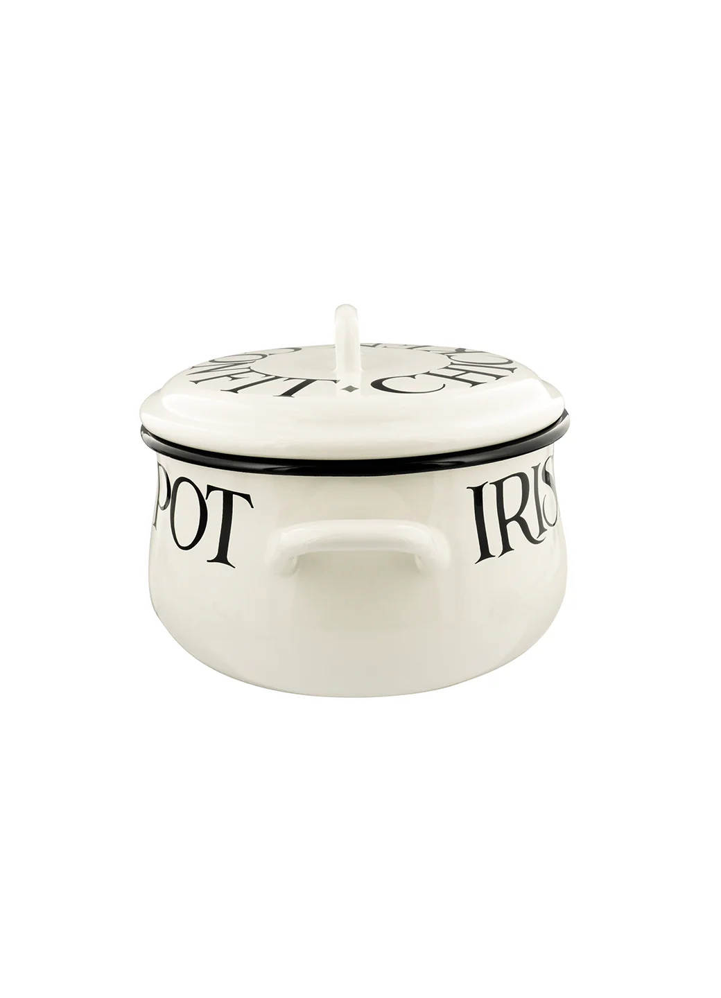 Black Toast Medium Enamel Cooking Pot - Image 5