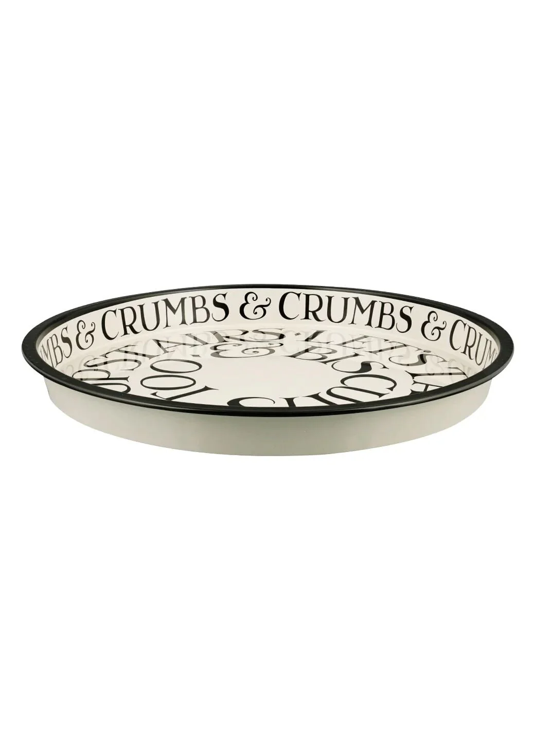 Black Toast Round Tin Tray - Image 3