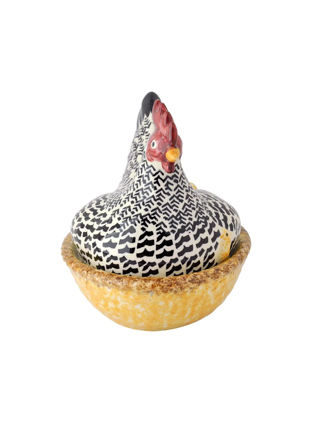 Handpainted Large Hen On Nest - Image 5