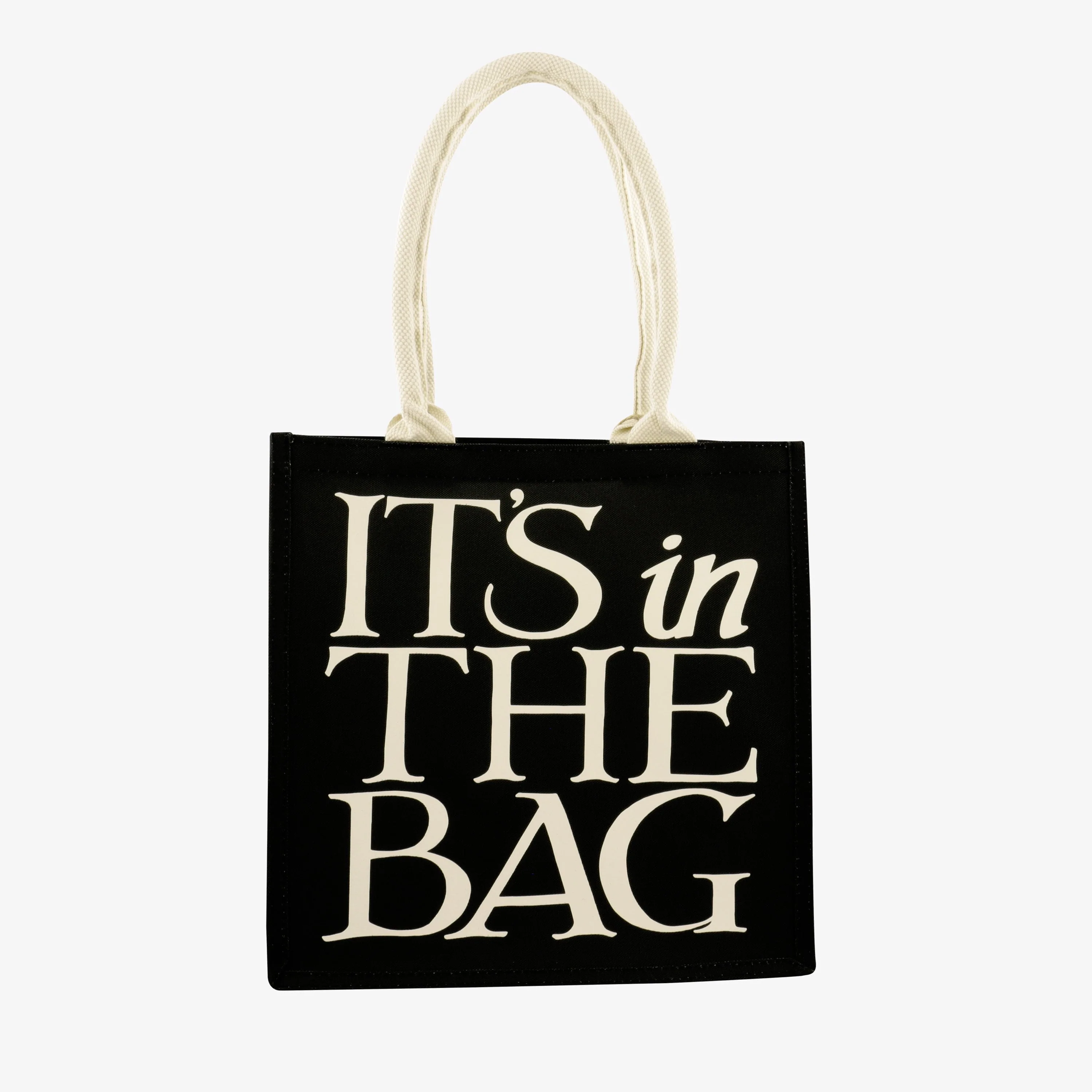 Black Toast Small Recycled Shopper Bag - Image 3