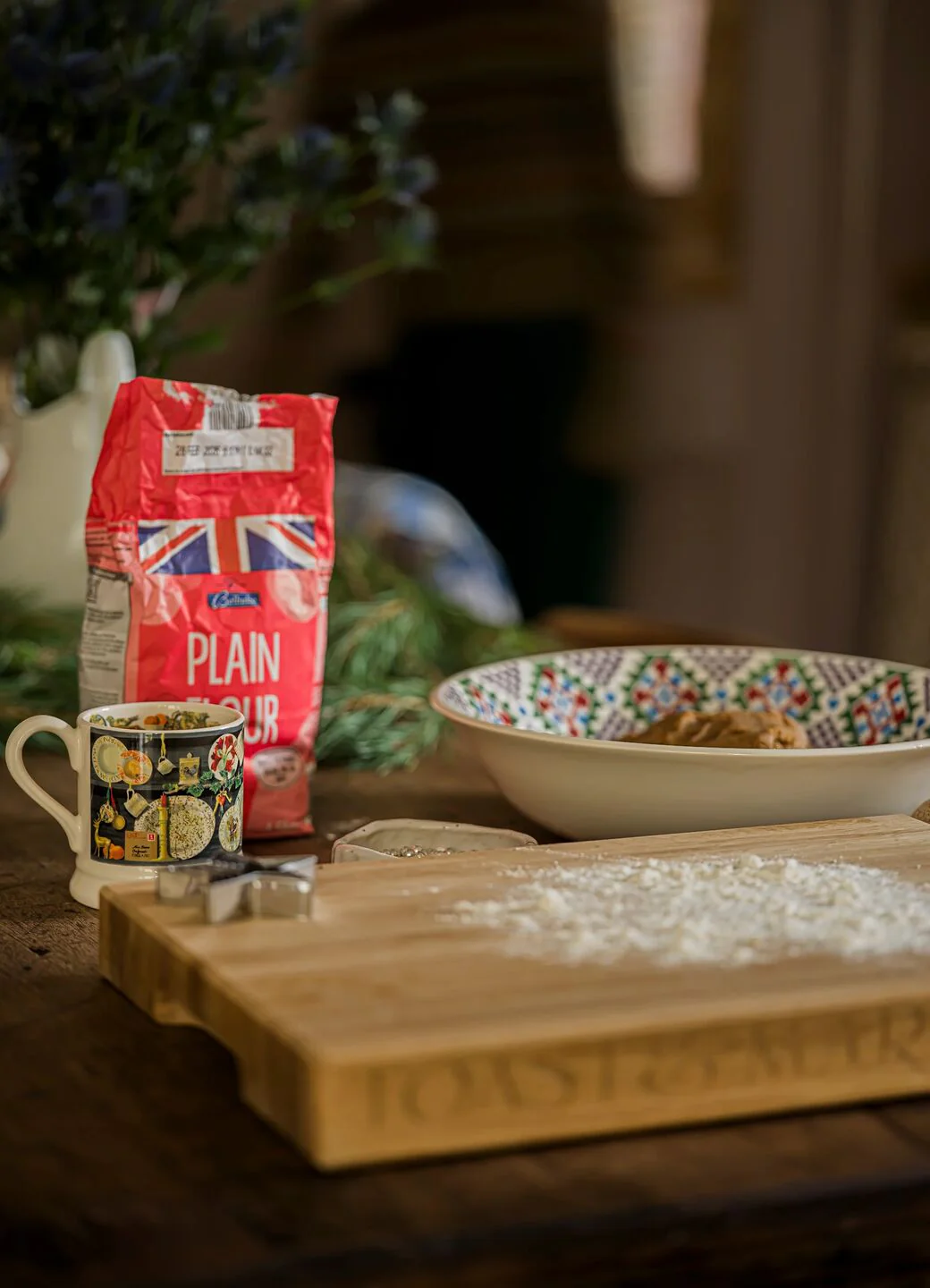 Christmas Quilt Large Dish - Image 5