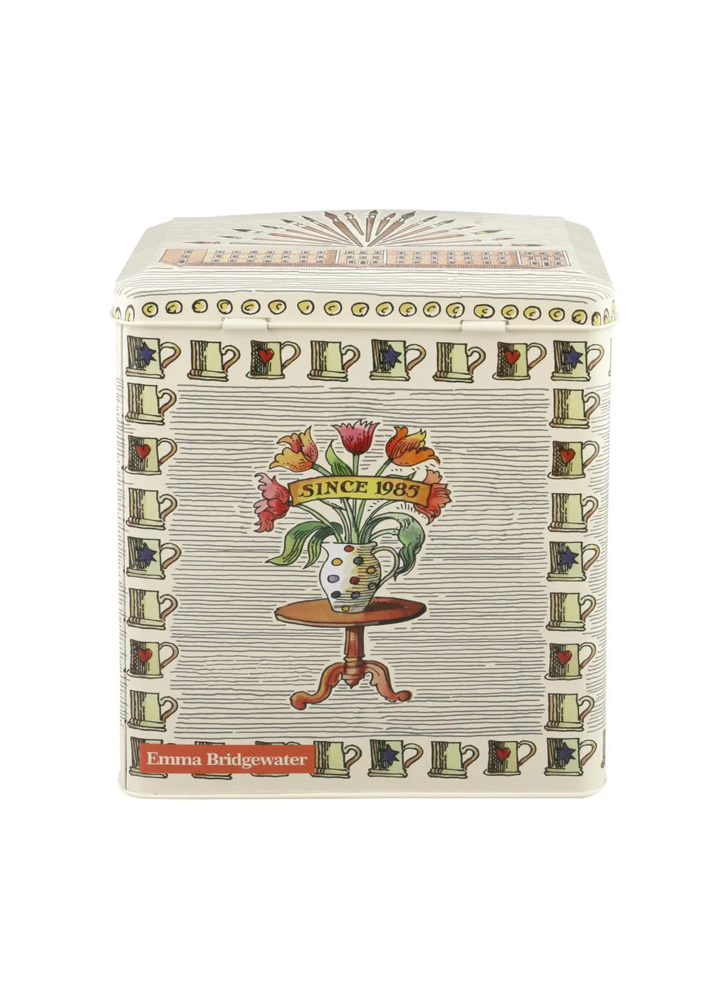 Emma Bridgewater 40 Years Bow Fronted Caddy - Image 3