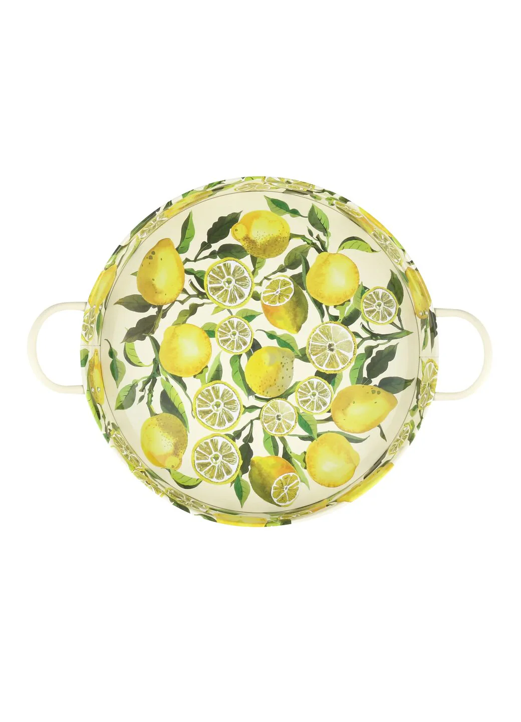 Lemons Large Handled Tin Tray - Image 3