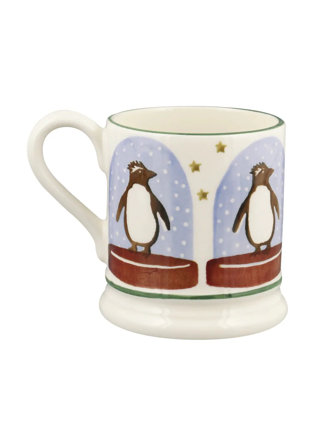 Penguin Snow Globe 1/2 Pint Mug - Image 4