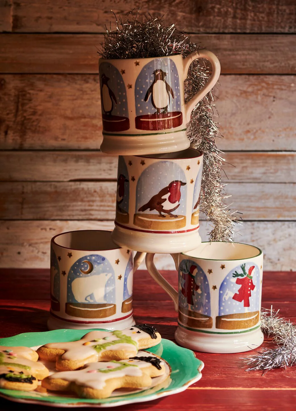 Penguin Snow Globe 1/2 Pint Mug - Image 6