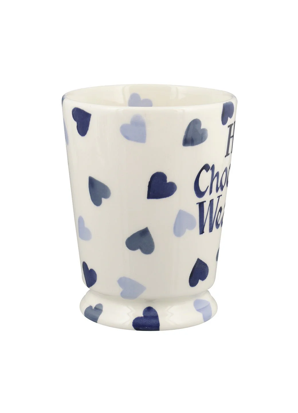 Personalised Blue Hearts Cocoa Mug - Image 4