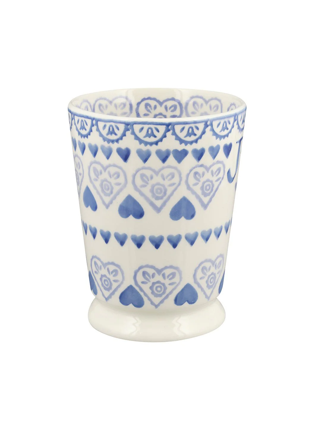 Personalised Blue Sampler Cocoa Mug - Image 4