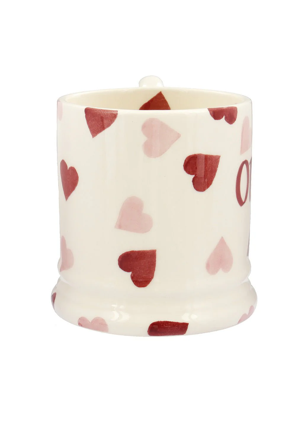 Personalised Pink Hearts 1/2 Pint Mug - Image 5
