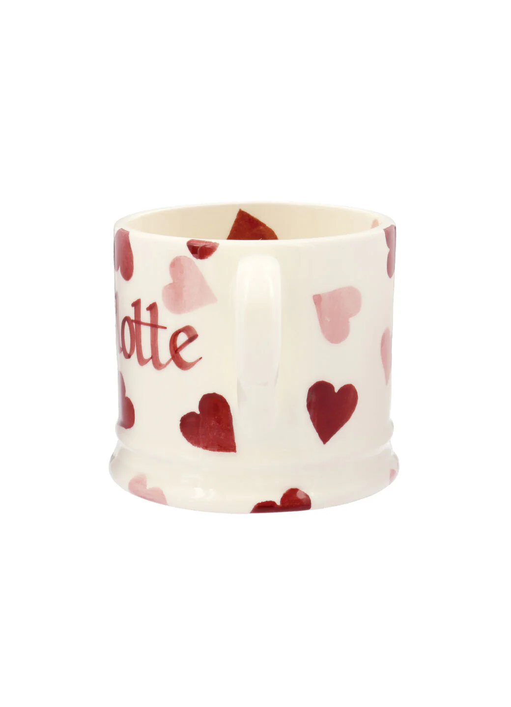 Personalised Pink Hearts Small Mug - Image 3