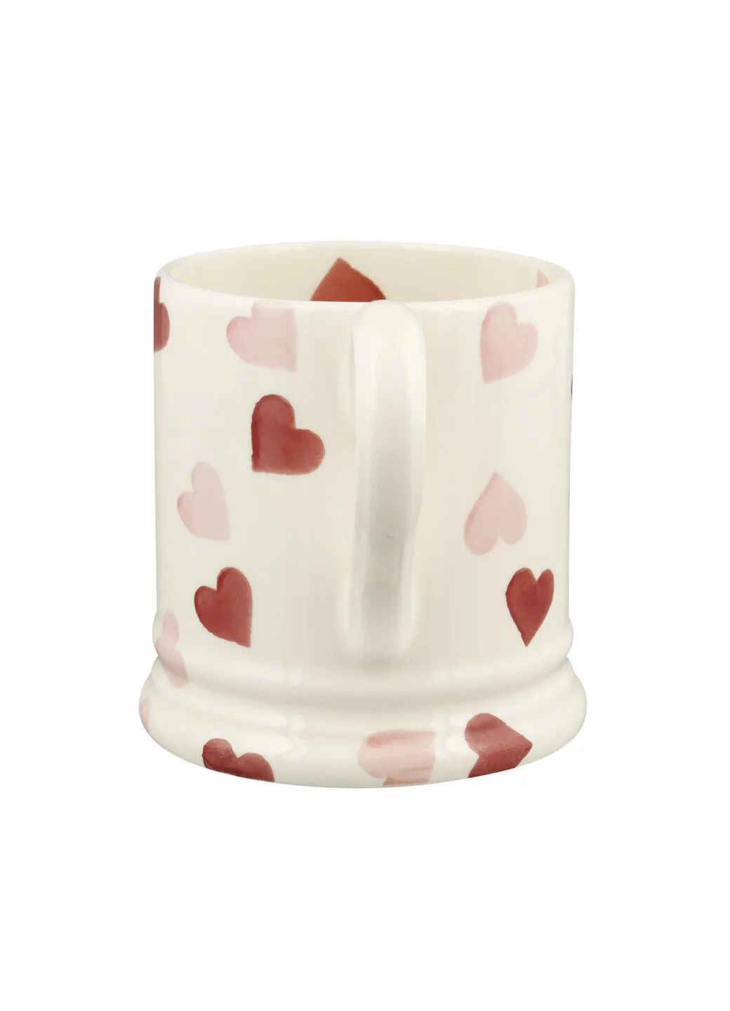 Pink Hearts 1/2 Pint Mug - Image 3
