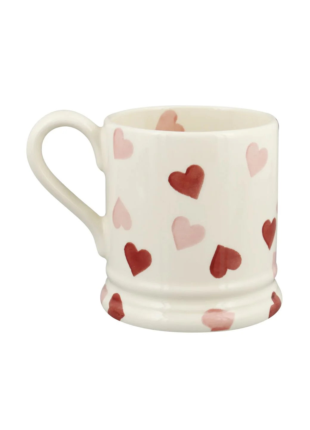 Pink Hearts 1/2 Pint Mug - Image 4