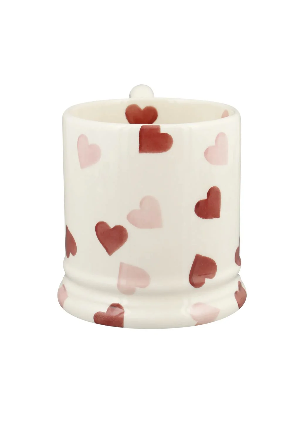Pink Hearts 1/2 Pint Mug - Image 5