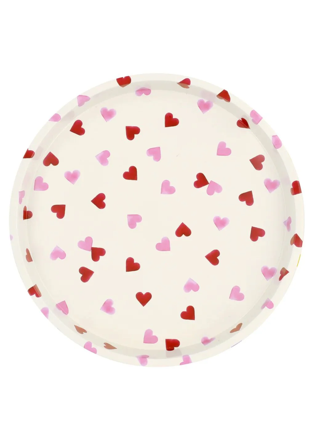 Pink Hearts Round Tin Tray - Image 3