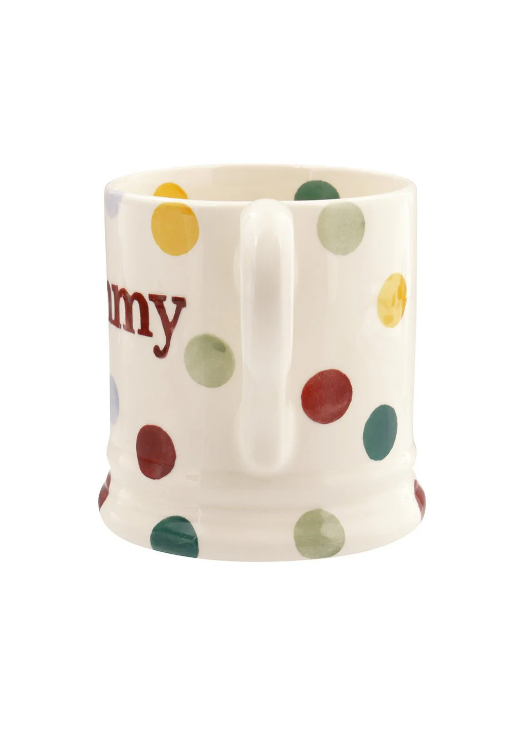 Seconds Polka Dot Mummy 1/2 Pint Mug - Image 3