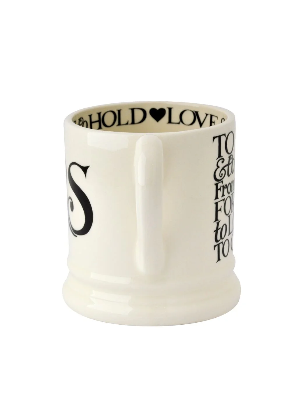 Seconds Black Toast Mrs 1/2 Pint Mug - Image 3