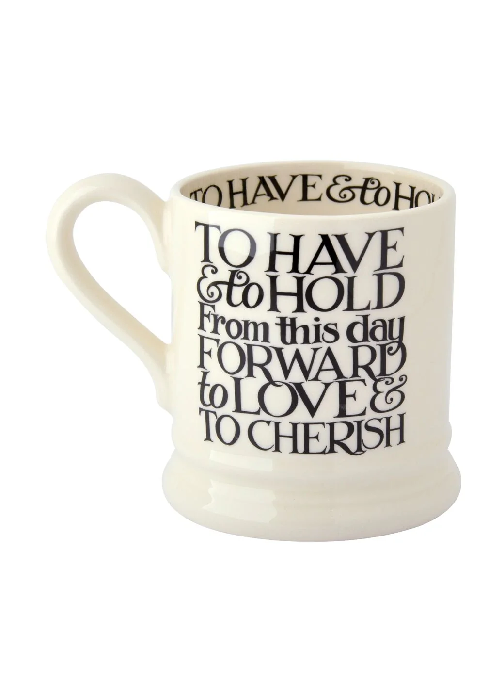 Seconds Black Toast Mrs 1/2 Pint Mug - Image 4