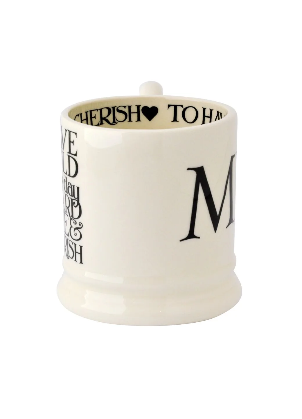 Seconds Black Toast Mrs 1/2 Pint Mug - Image 5