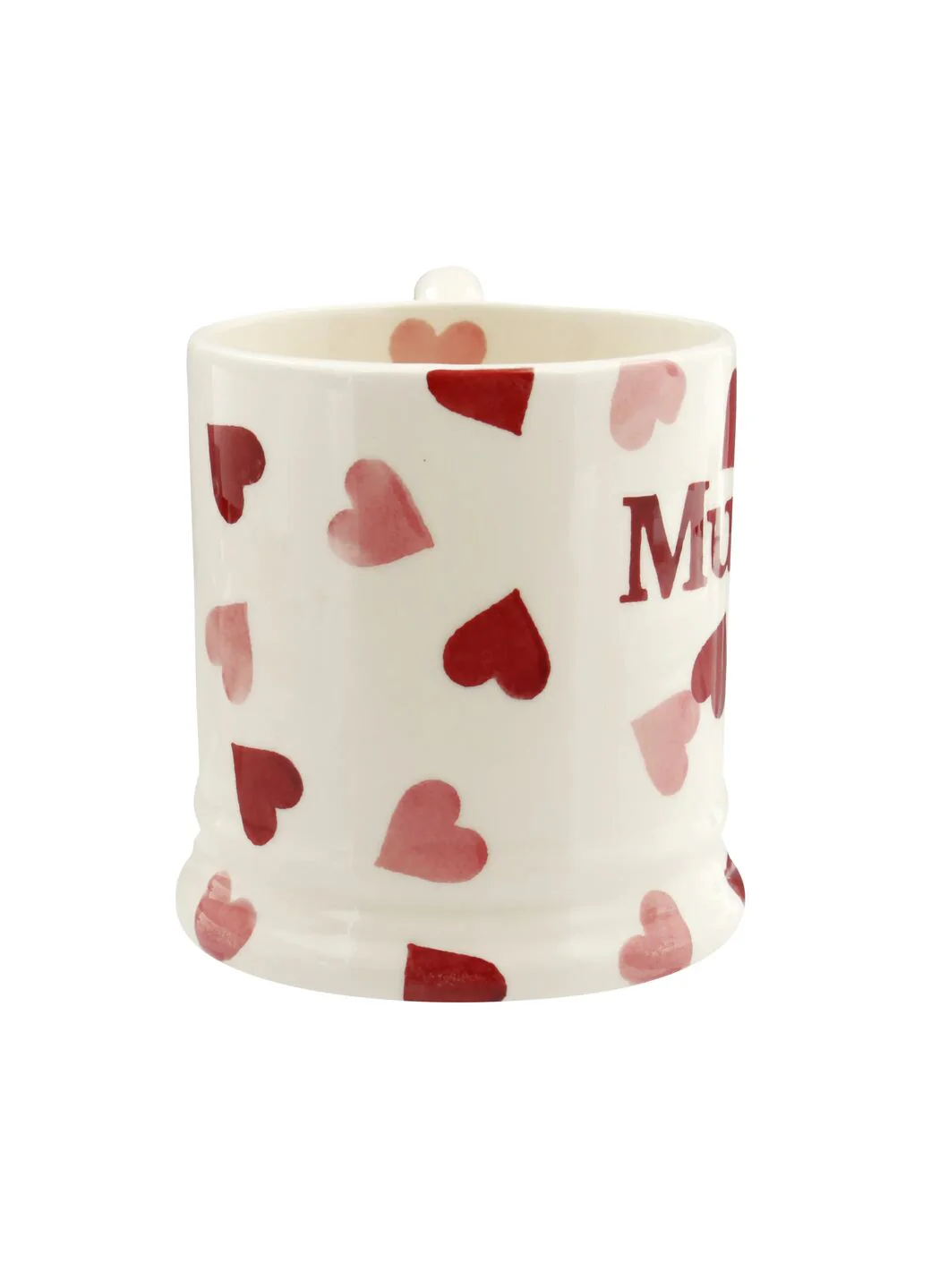 Seconds Pink Hearts Mummy 1/2 Pint Mug - Image 5