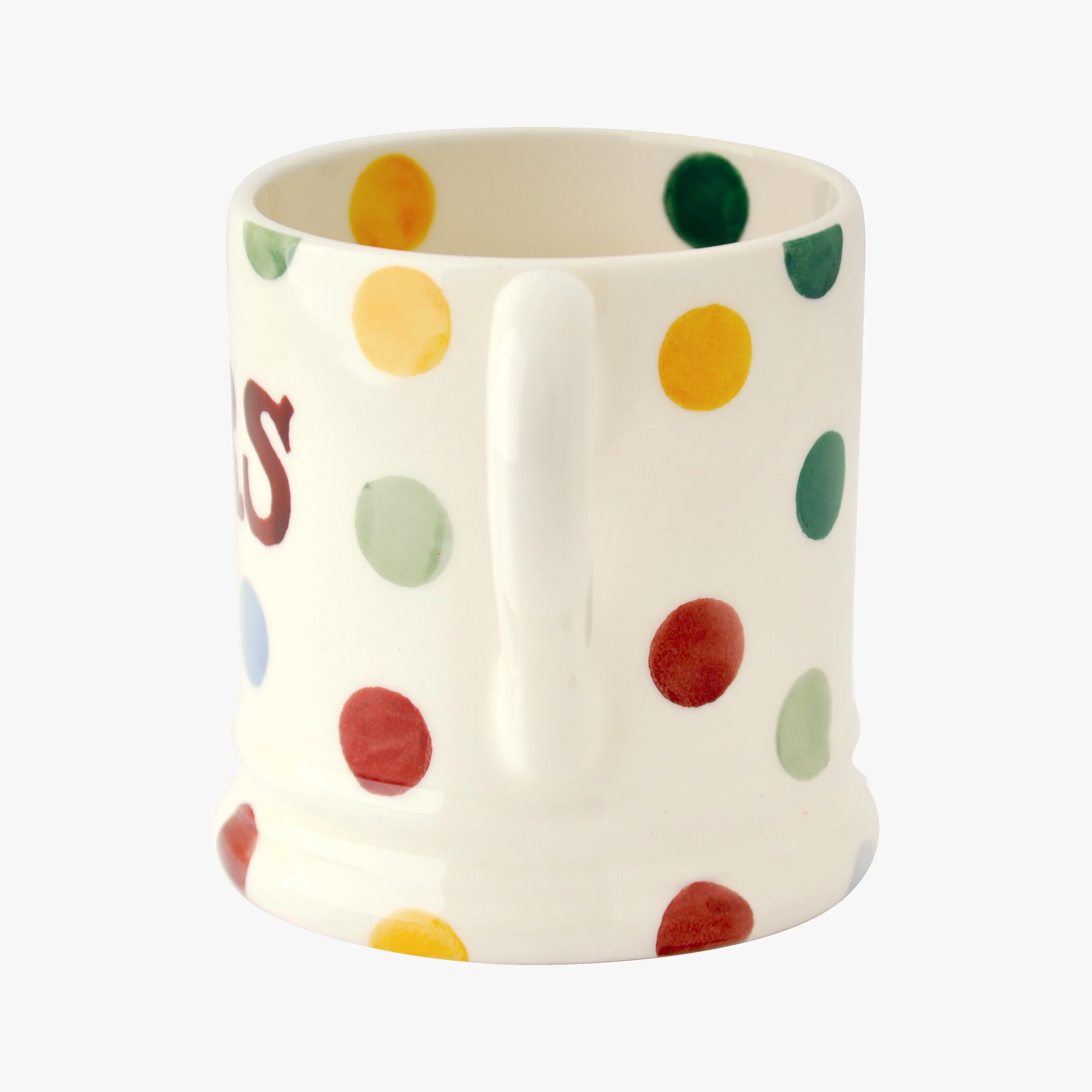 Seconds Polka Dot Mrs 1/2 Pint Mug - Image 4