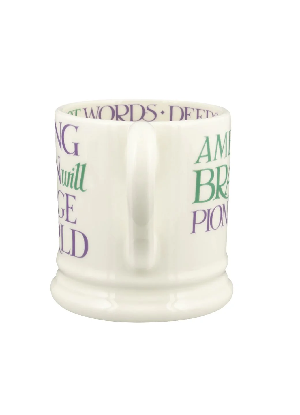 Seconds Purple Toast Change Our World 1/2 Pint Mug - Image 3