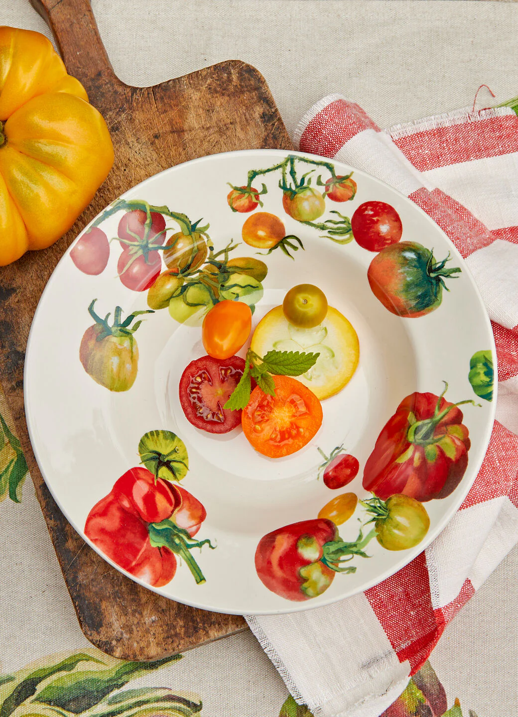 Tomatoes Soup Plate - Set of 4 - Image 4