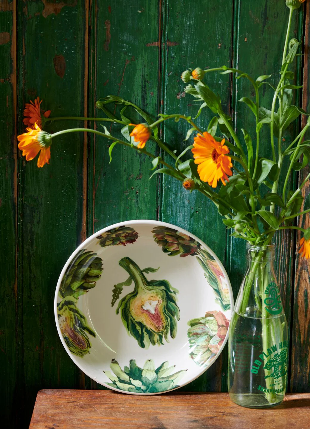 Vegetable Garden Artichoke Medium Pasta Bowl - Set of 4 - Image 8